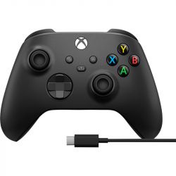 Joystick Xbox One X/S Wireles Controlle - Black + Usb Cable i450