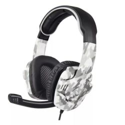 Auricular Headset Sades 708Gt Camuflado Blanco i450