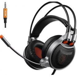 Auricular Headset Sades 929 Naranja Negro i450