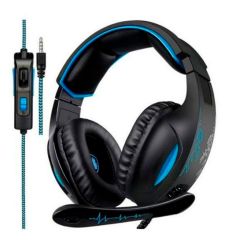 Auricular Headset Sades 816 Negro Azul i450