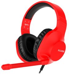 Auricular Headset Sades Spirits Rojo SA-721 i450