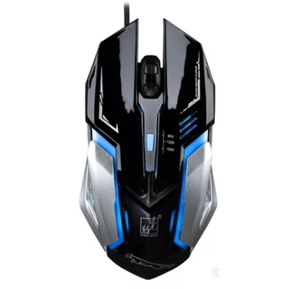 Mouse Gamer Makkax K1 BRILLANT BLACK i3