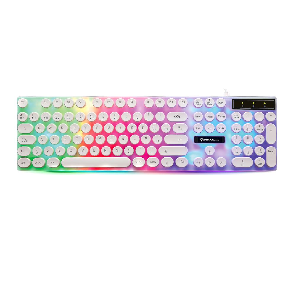 Teclado G21 Punk - Keyboard White Makkax i3