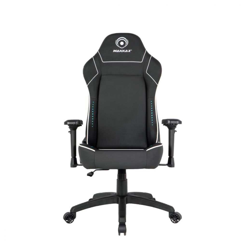 Silla Gamer Makkax Dark Black Noir D1174 i3