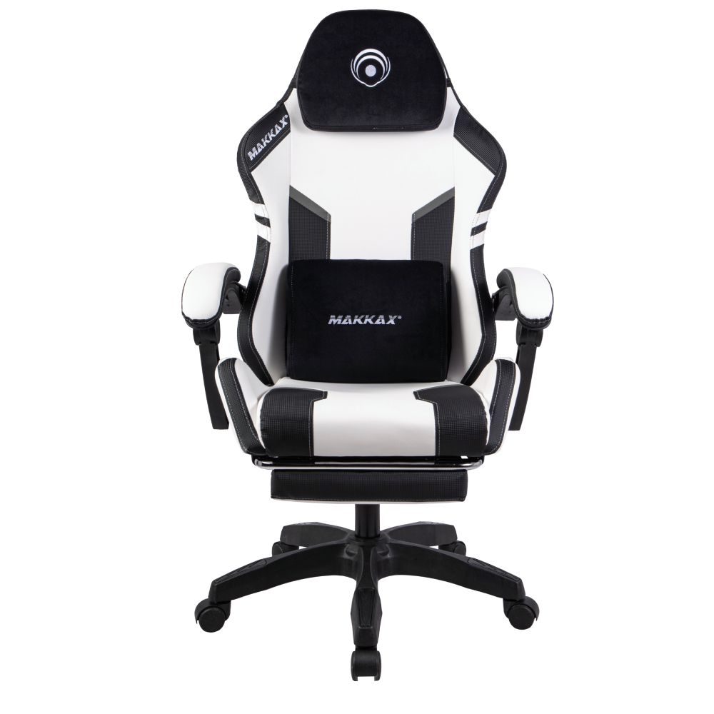 Silla Gamer Makkax Galactic White D1183 Black / White i3