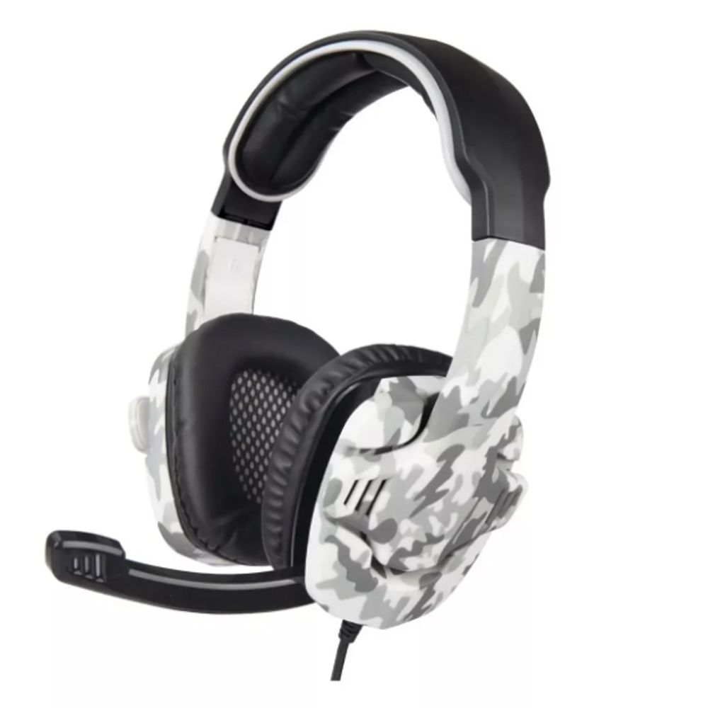 Auricular Headset Sades 708Gt Camuflado Blanco i3