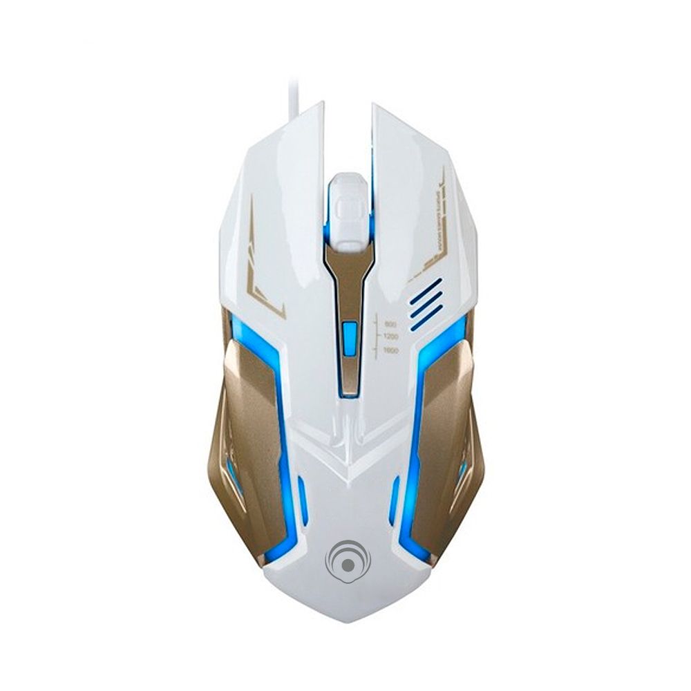 Mouse Gamer Makkax K1 White Gold i3